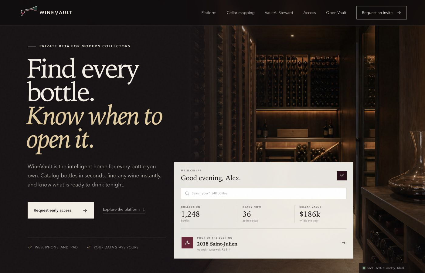 WineVault — Intelligent wine collection management